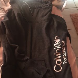Calvin Klein turtle neck hoodie .